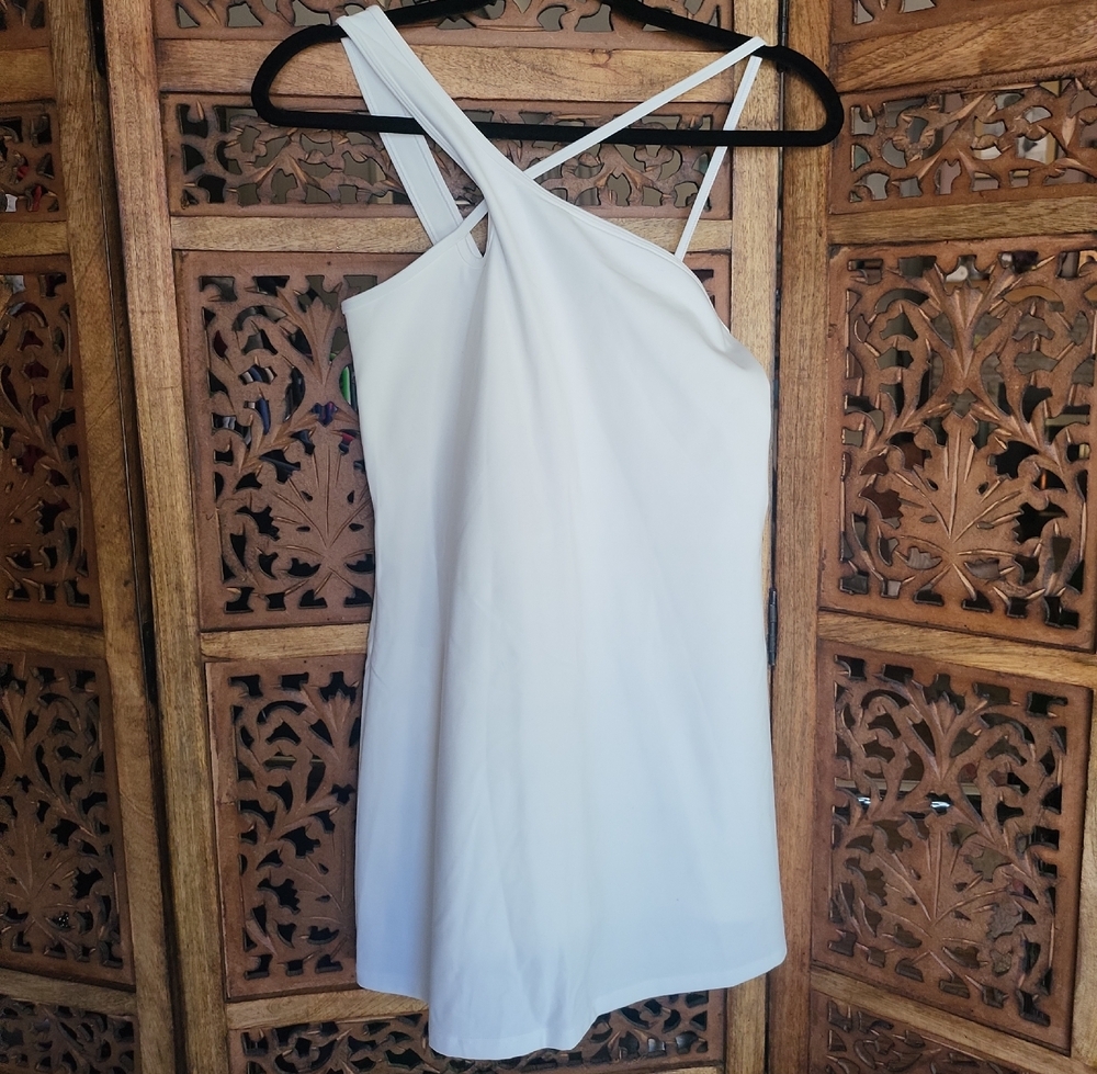 Spiritual Gangster One Shoulder White Dress